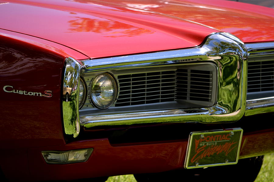 Red Pontiac Custom S Photograph by Dean Ferreira