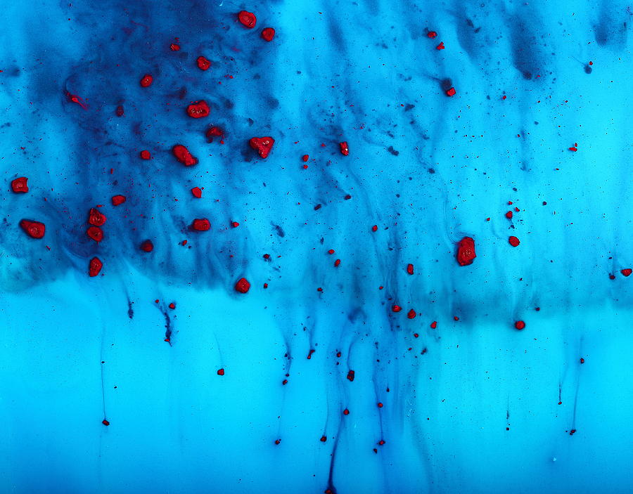 Red Rain by kredart Photograph by Serg Wiaderny
