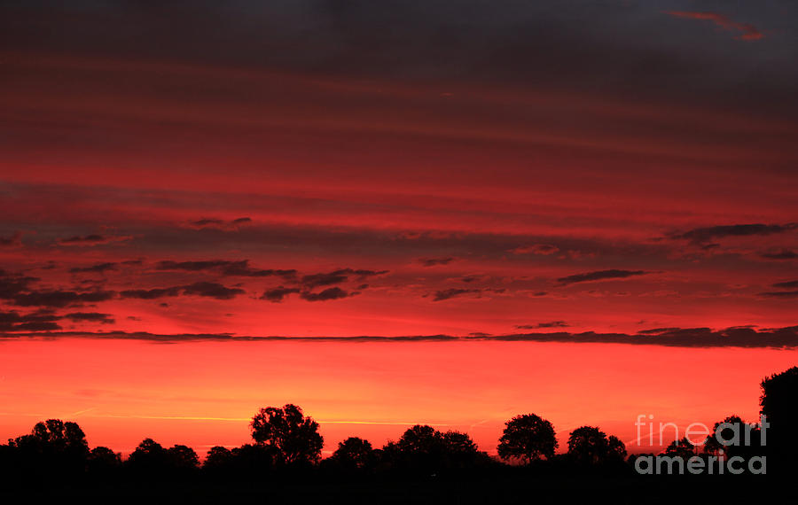 Red Red Sunrise Photograph