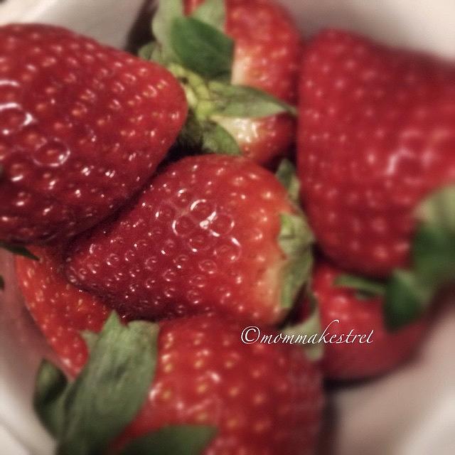Strawberry Photograph - Red #redchallenge #procamapp by Keila Carvalho
