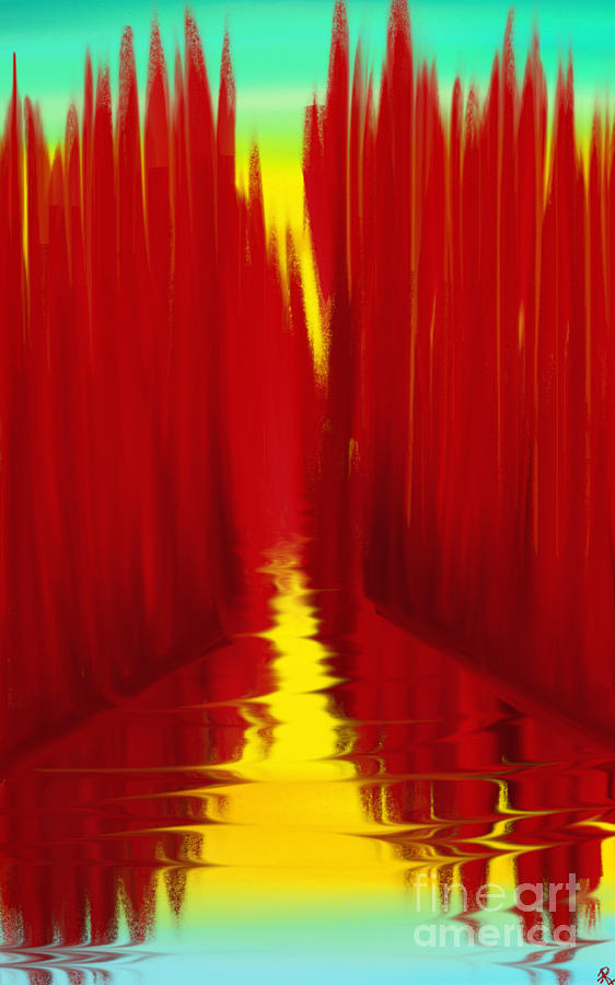 Red Reed River Painting