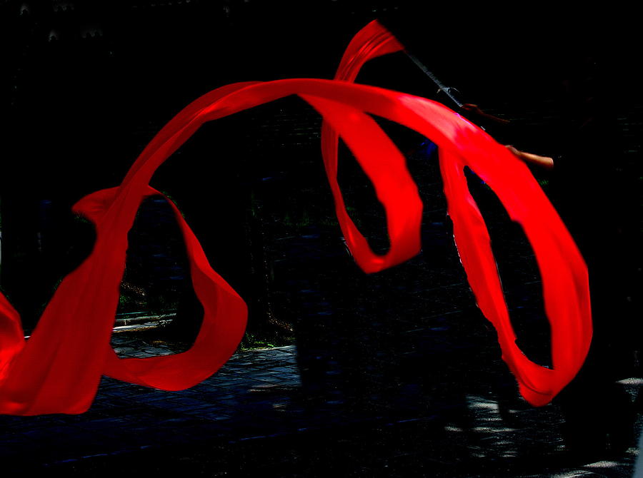 Red Ribbon Show - Beijing Park Photograph by Jacqueline M Lewis