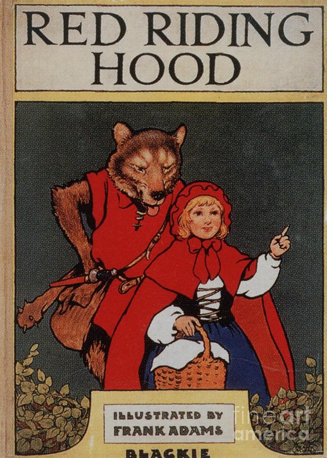 Book Drawing - Red Riding Hood By Blackie 1910s Uk by The Advertising Archives