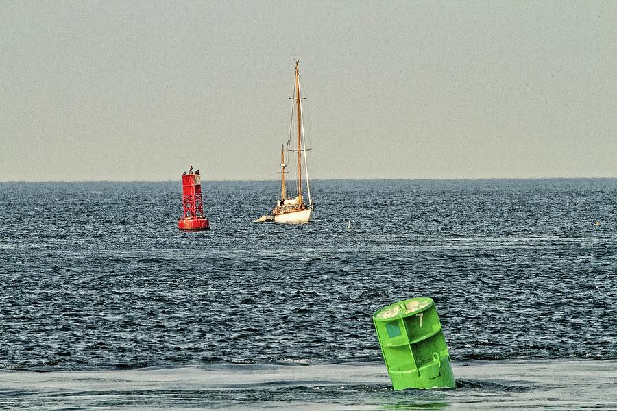 Red Right Returning Buoy Sense Photograph by Constantine Gregory