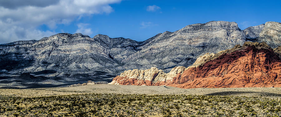 Red Rock Canyon Photograph - Red Rock Canyon - Las Vegas Nevada by Jon Berghoff