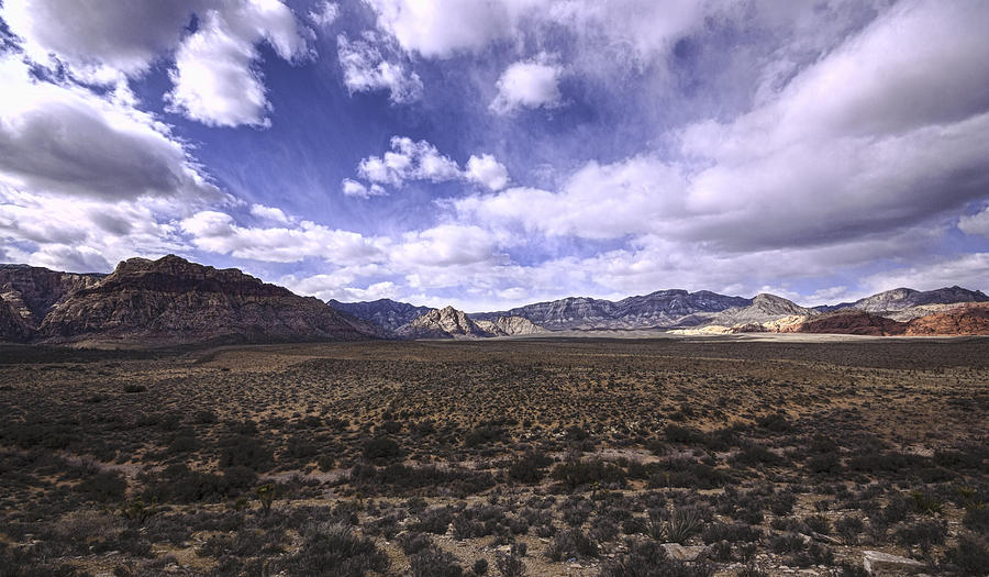 Landscape Photograph - Red Rock Canyon Nevada by Mike Herdering