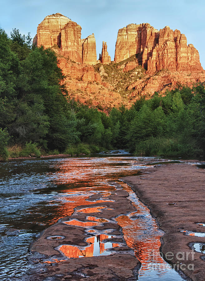 Landscape Photograph - Red Rock Crossing by Claudia Kuhn