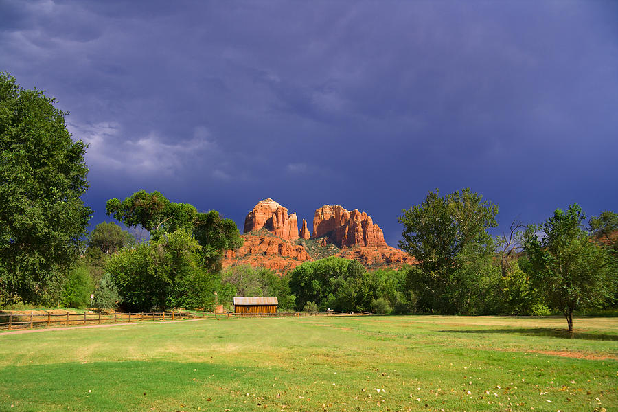 Red Rock Crossing Park Photograph by Alexey Stiop