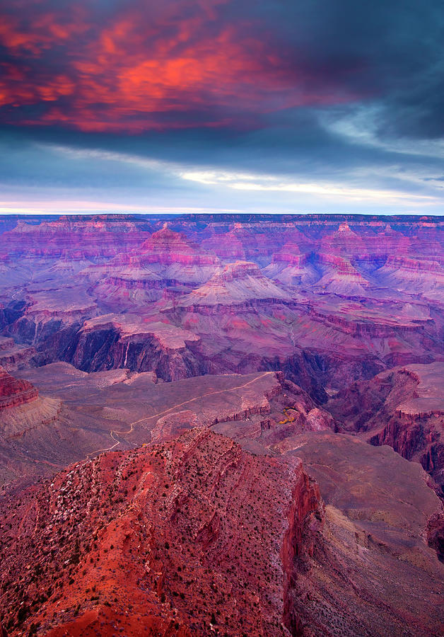 Grand Canyon Photograph - Red Rock Dusk by Michael Dawson
