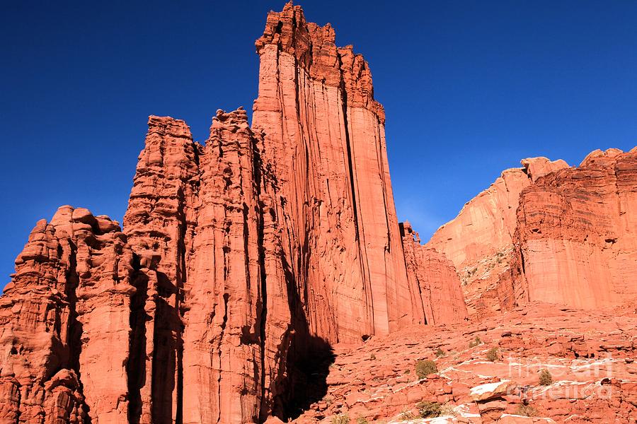 Red Rock Fisher Towers Photograph by Adam Jewell