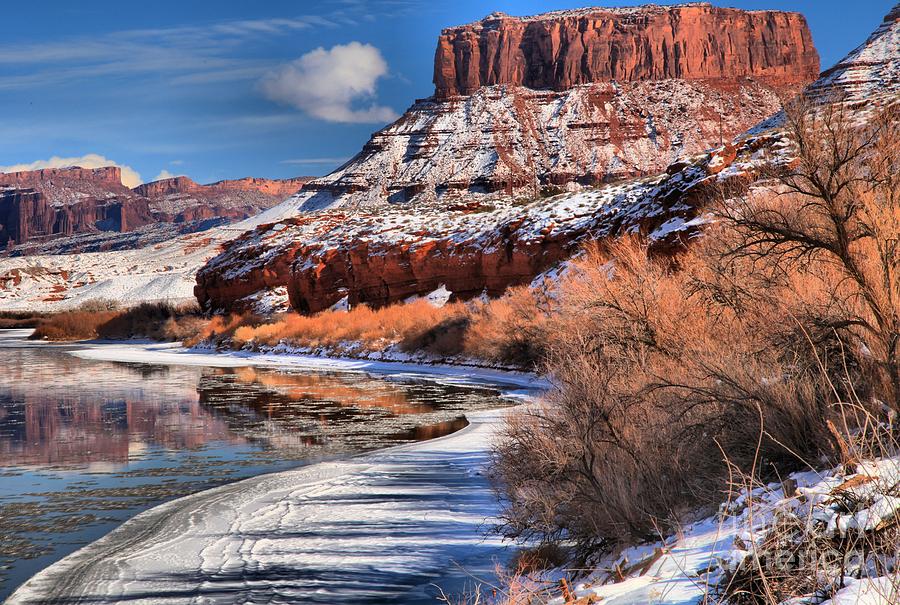 Colorado River Photograph - Red Rock River Landscape by Adam Jewell