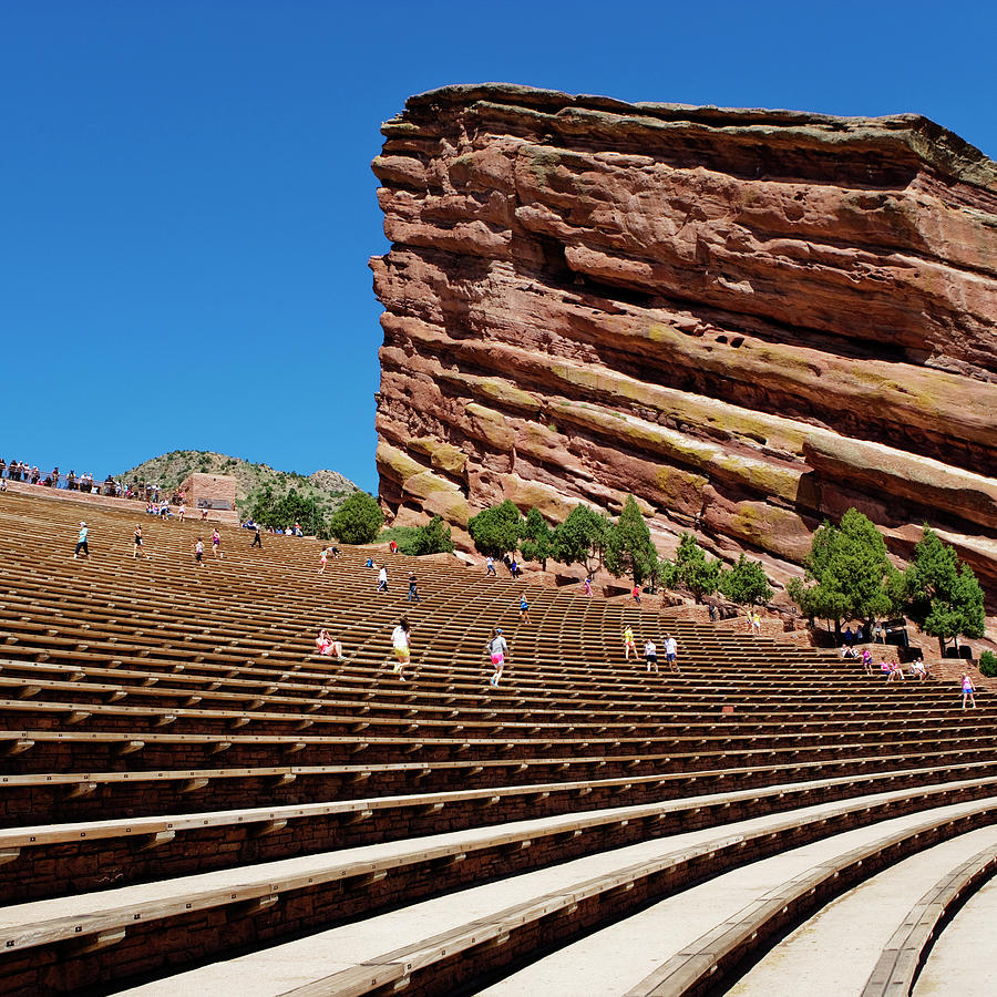 Red Rocks Amphitheatre Photograph By Ron Koeberer - Fine Art America