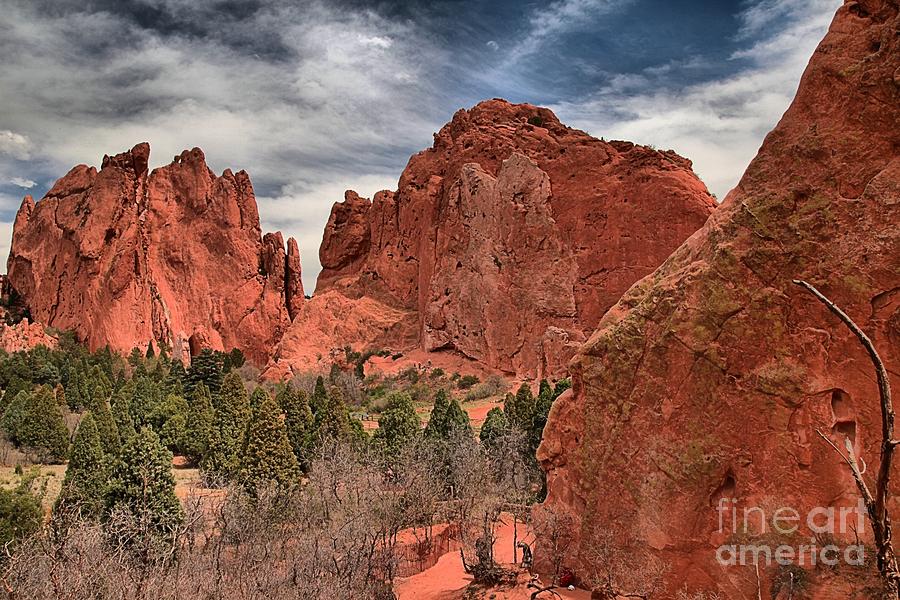 Red Rocks At Garden Of The Gods Photograph by Adam Jewell
