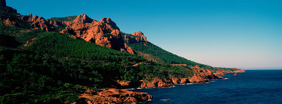Summer Photograph - Red Rocks In The Late Afternoon Summer by Panoramic Images