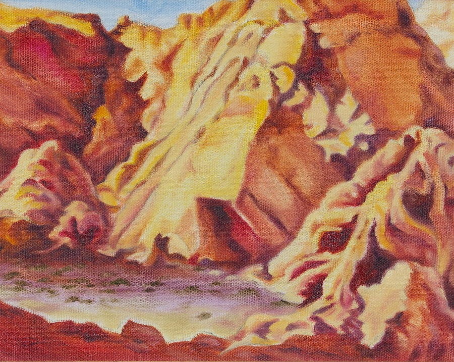 Red Rocks Painting by Michele Myers