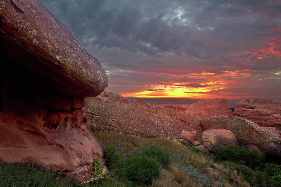 Red Rocks Sunrise Photograph by Michael Levine-clark