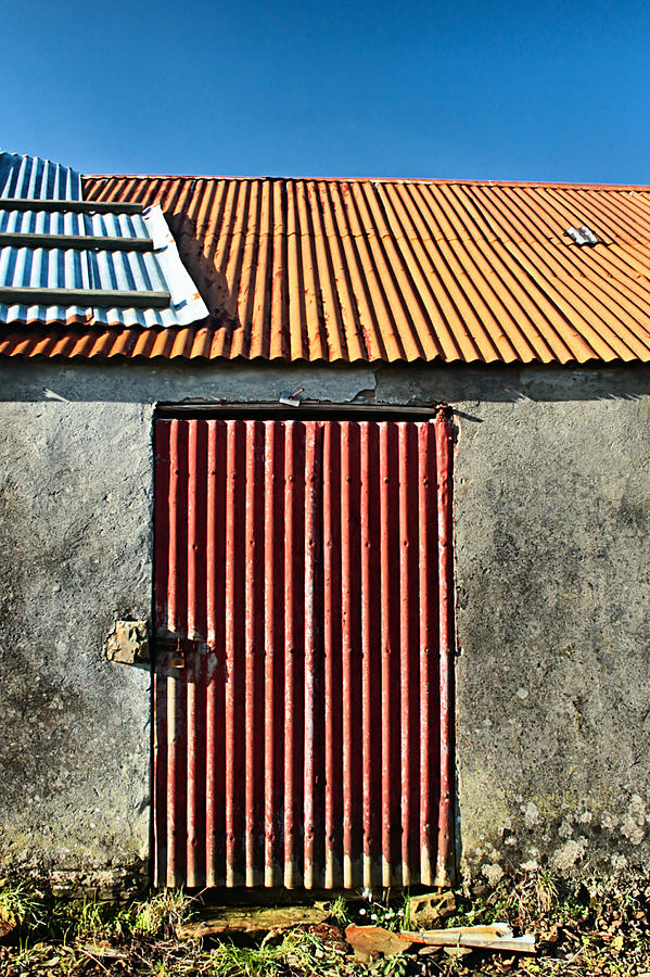 Red Roof and Rust Photograph by Mark Callanan