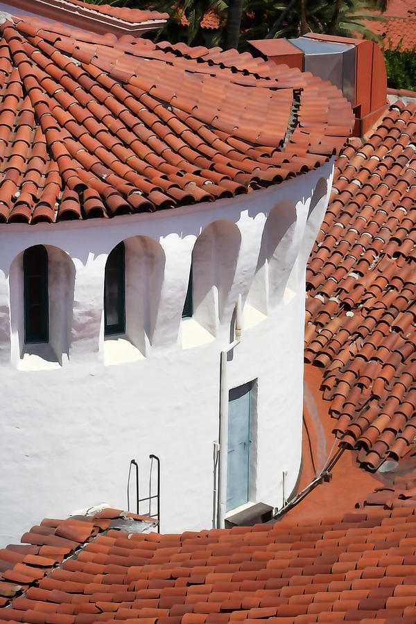 Red Roof Tiles Photograph by Art Block Collections