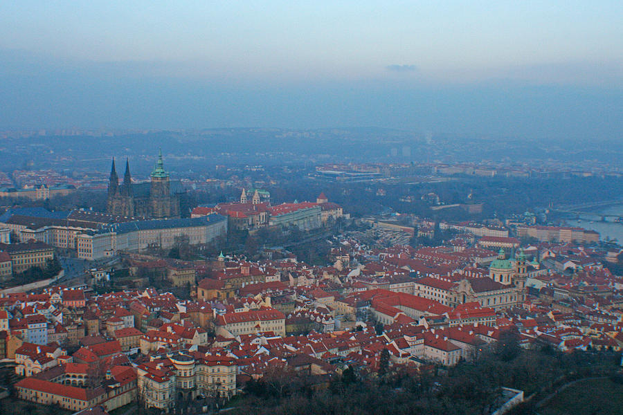 Red Roofs of Prague Photograph by Jon Emery