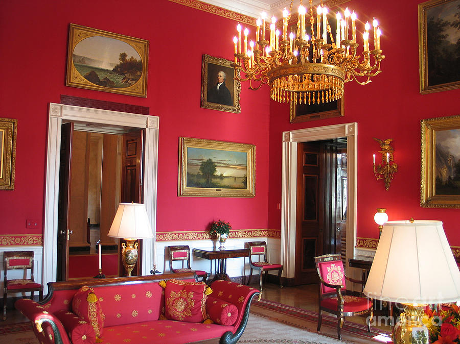 Red Room White House Photograph by Jason O Watson