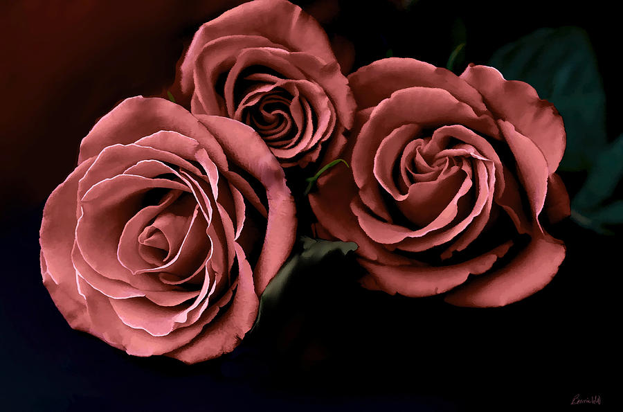 Red Roses Photograph by Bonnie Willis