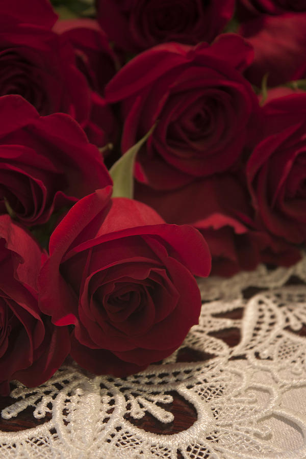 Red Roses Bouquet Photograph by Ivete Basso Photography