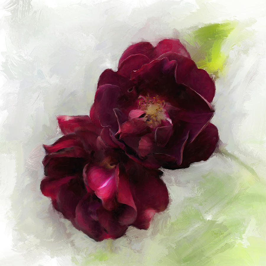Red Roses Digital Art by   DonaRose
