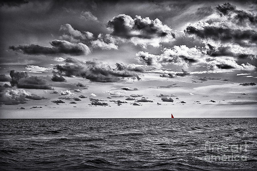 Red Sail 1 Photograph by Walt Foegelle
