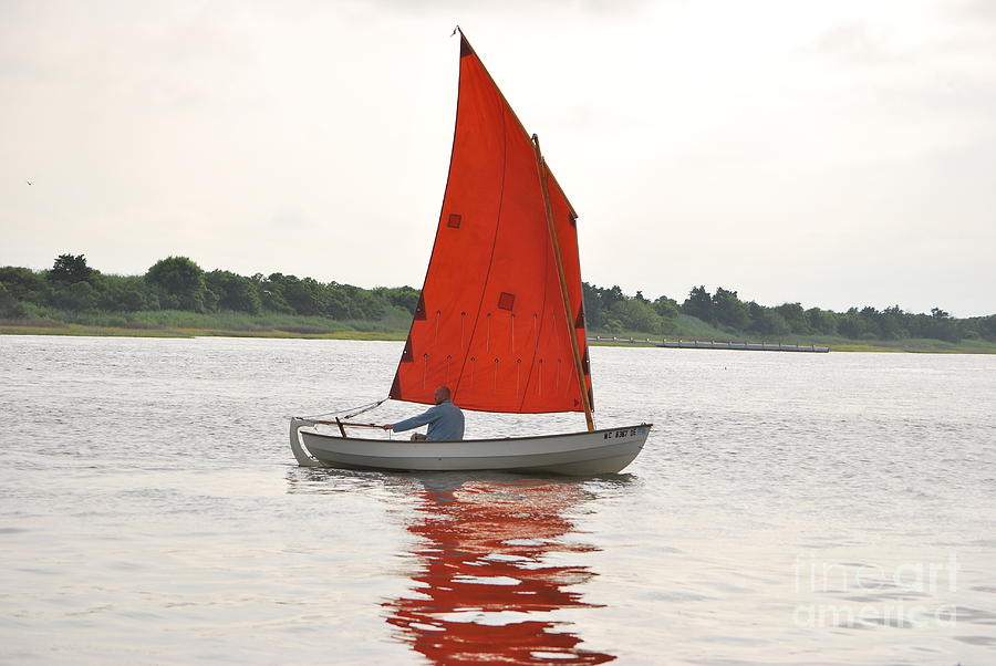 Red Sails Photograph by Bob Sample