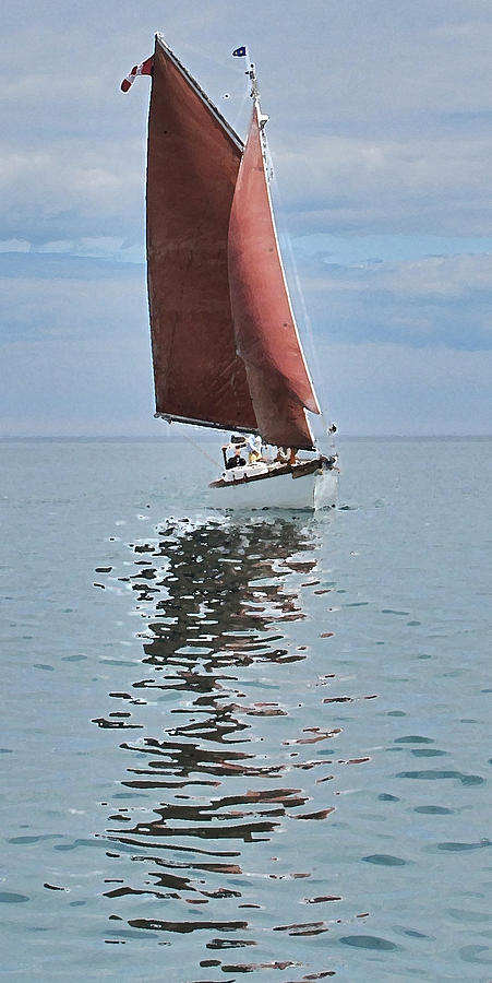 Red Sails Photograph by Ian  MacDonald