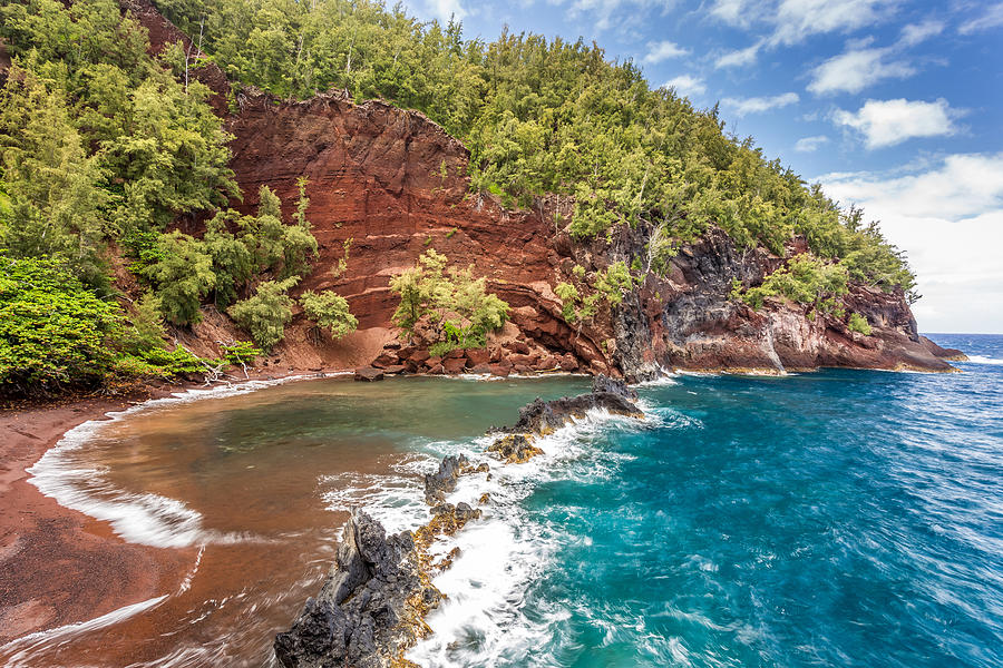 Red Sand Beach Maui Photograph by Pierre Leclerc Photography