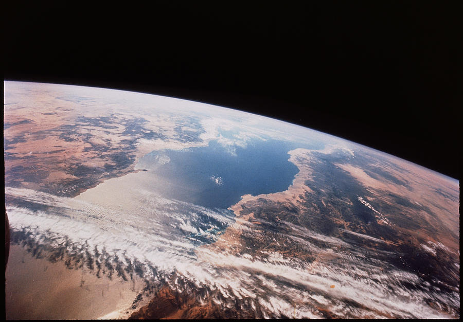 Red Sea From Space From Gemini 12 Photograph by Nasa/science Photo Library