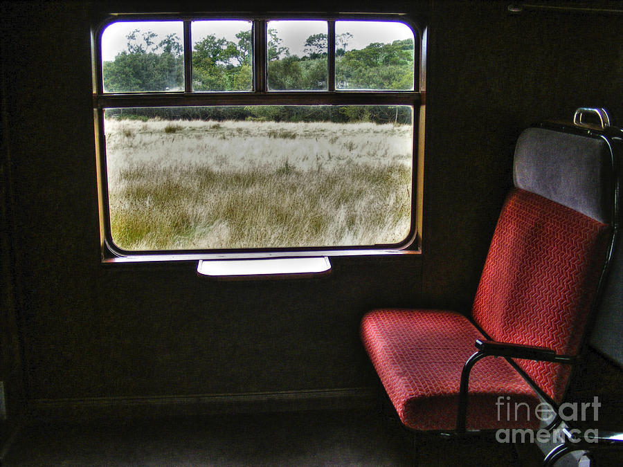 Red Seat By Window Photograph by Nina Ficur Feenan