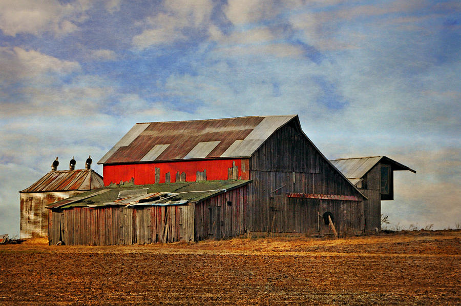 Red Side Barn Photograph by Marty Koch