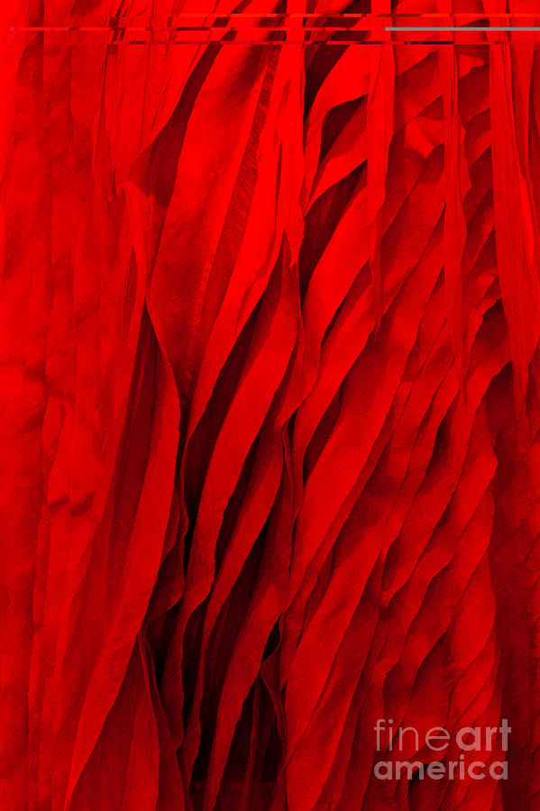Red Silk Dress 01 Photograph by Rick Piper Photography