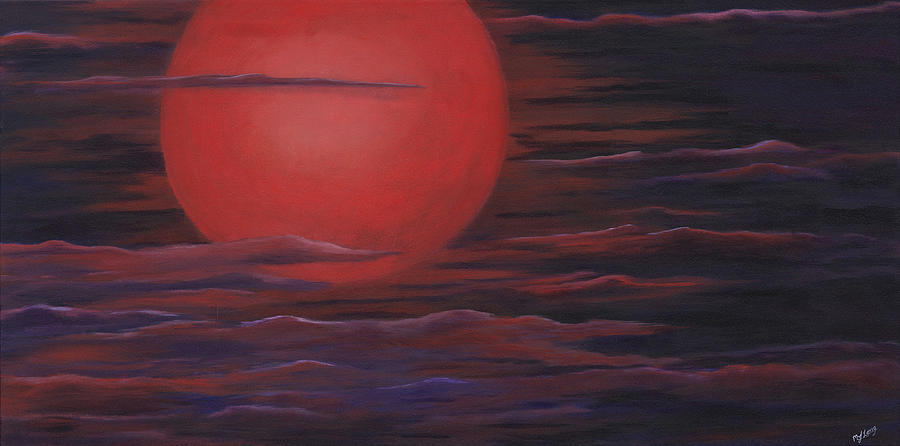 Red Sky A Night Painting