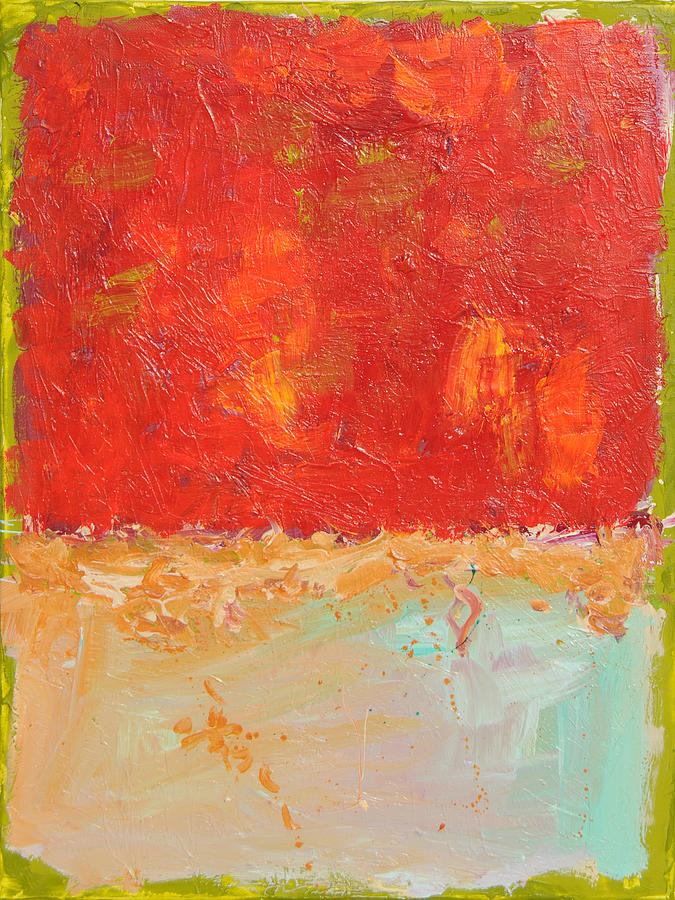 Red Sky At Night Painting by Paulette B Wright