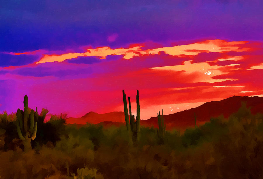Red Sky at Night Photograph by Susan Westervelt - Fine Art America