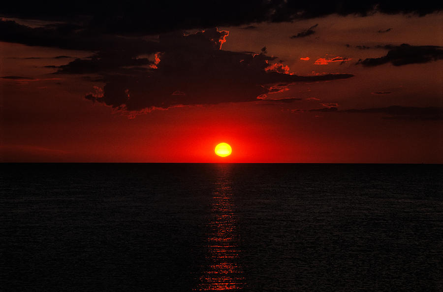 Red Sky at Sunrise 2 Photograph by Jeremy Herman