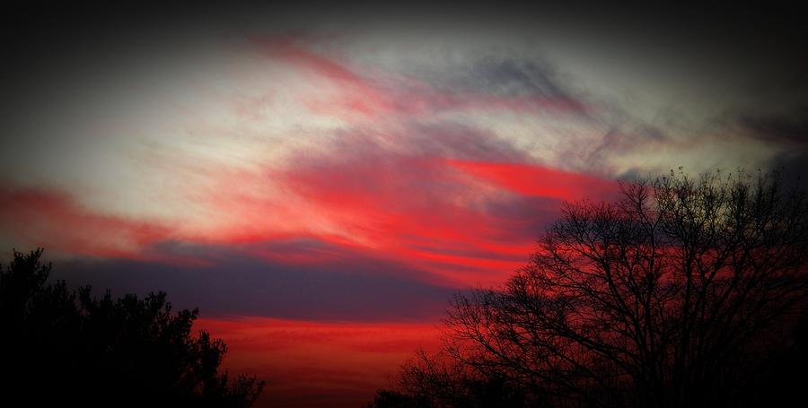 Red Sky Photograph by Nivas Photography - Fine Art America