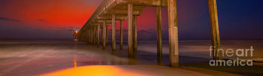 Red Sky Scripps Photograph by Marco Crupi