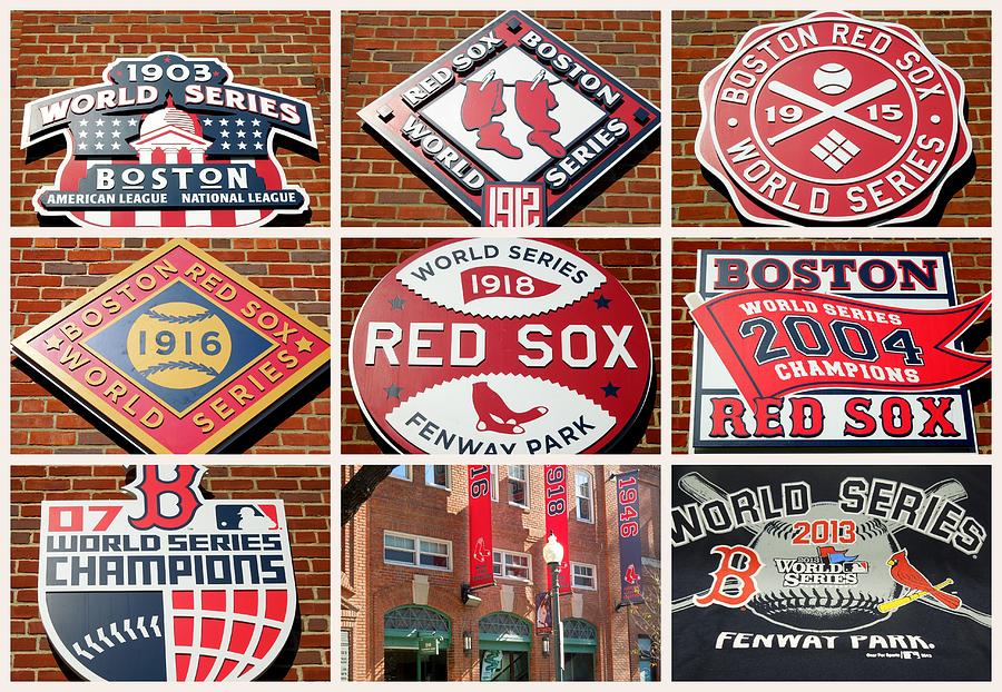 Red Sox Collage Photograph by Caroline Stella