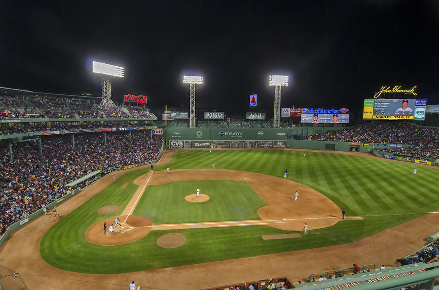 Red Sox vs Yankees Fenway Park Photograph by Donna Doherty