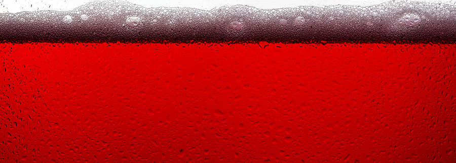 Red Sparkling Wine Photograph