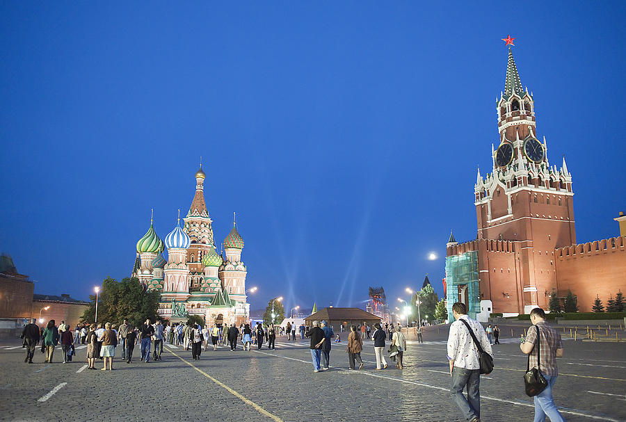 Red Square Photograph by Gouzel -