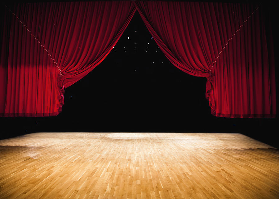Red Stage Curtain Photograph by Ozgurcankaya