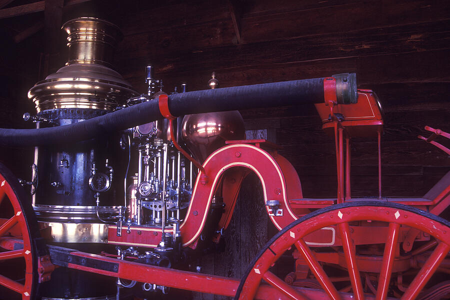 Red Steam Fire Pump Photograph by Paul W Faust -  Impressions of Light