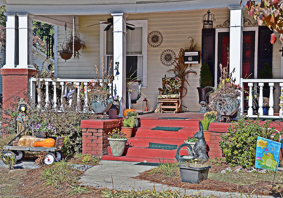 Red Steps Photograph by Linda Brown