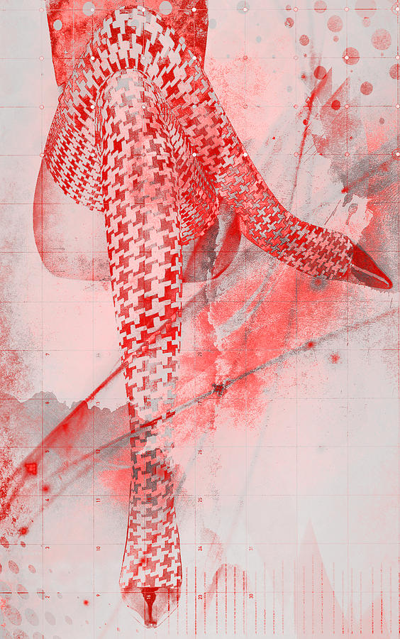 Red Stockings Digital Art by Greg Sharpe