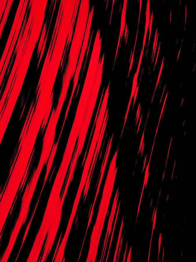 Abstract Photograph - Red Storm by Bill Owen